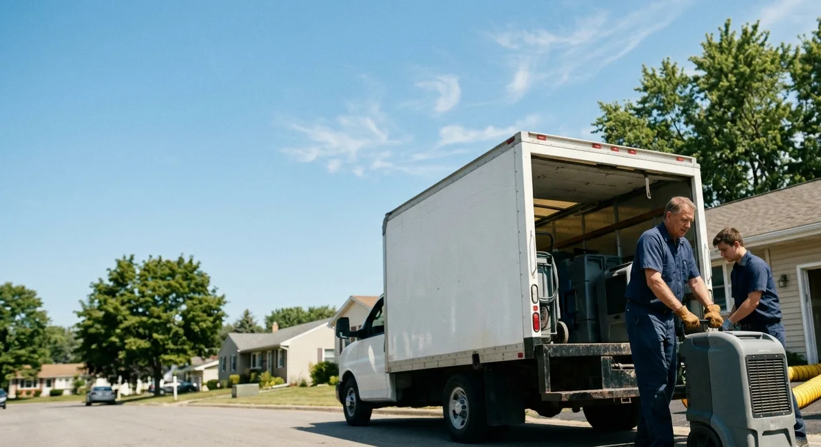Water Damage Cleanup in Mesopotamia, OH near me